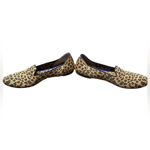 Rothy’s The Loafers Retired Mocha Spot Leopard Animal Print Size 10.5 Women’s - Picture 4 of 9